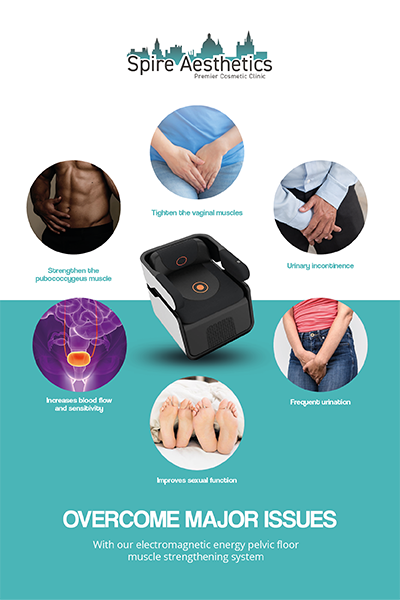 Image of EMS chair to treat Urine leakage Hucknall from Spire Aesthetics