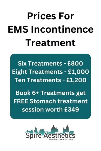 EMS Incontinence Treatment Prices Hucknall