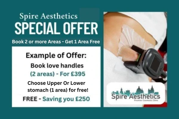 Fat Freezing Promotion Hucknall from Spire Aesthetics - Book Today!