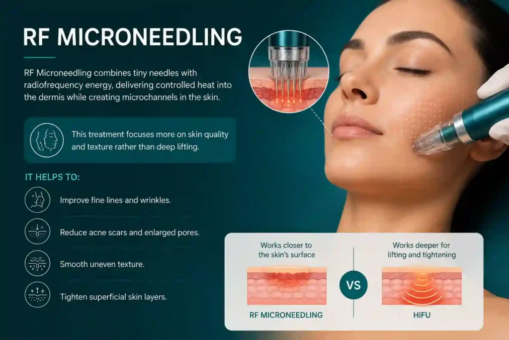 What Does RF Microneedling Do That HIFU Alone Cannot Hucknall